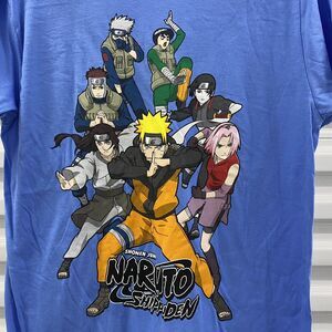 Shonen Jump Naruto Shippuden Group Image T-Shirt Men’s Size Medium 100% Cotton